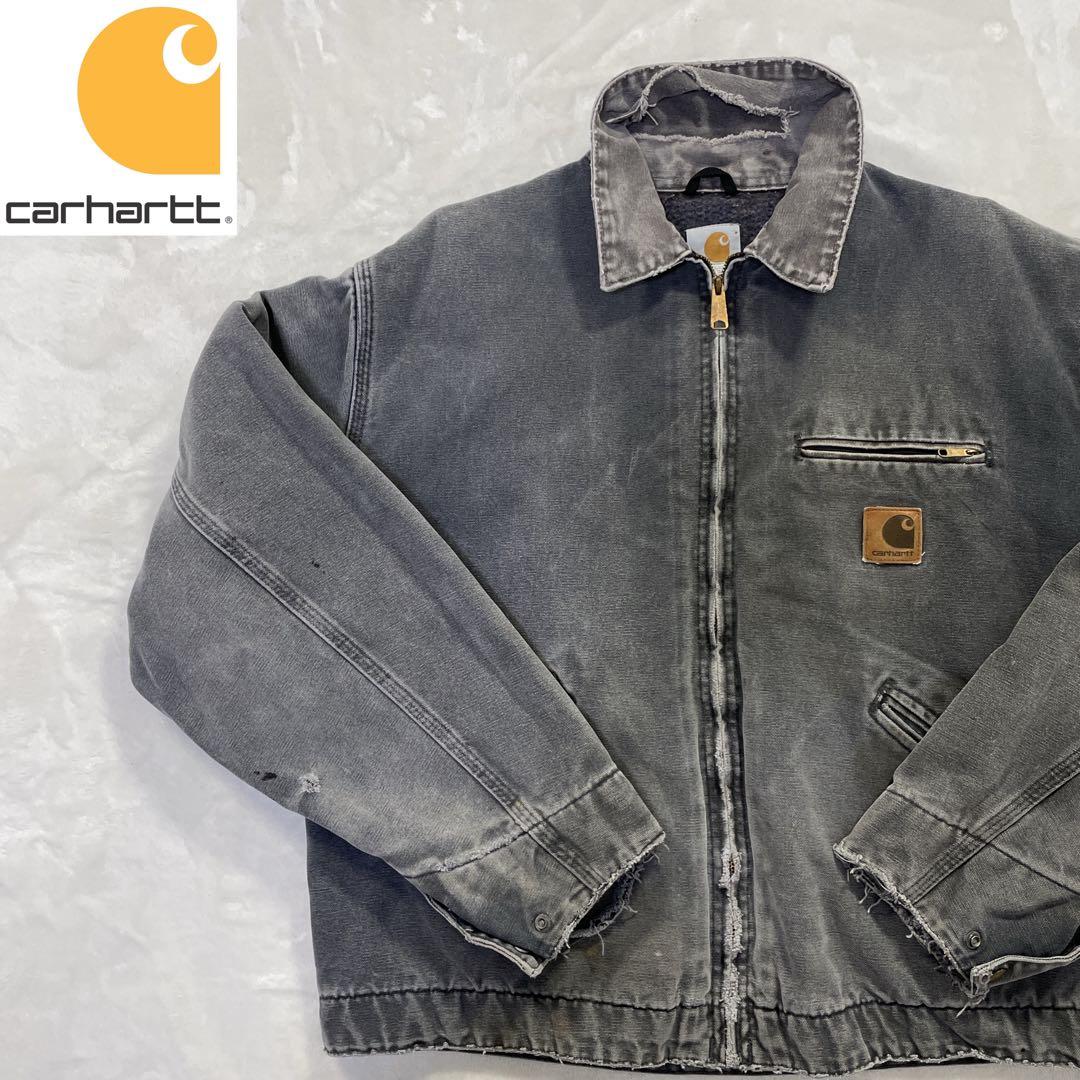 希少 カーハート J97PTL デトロイトジャケット USA製 ペトロール XL