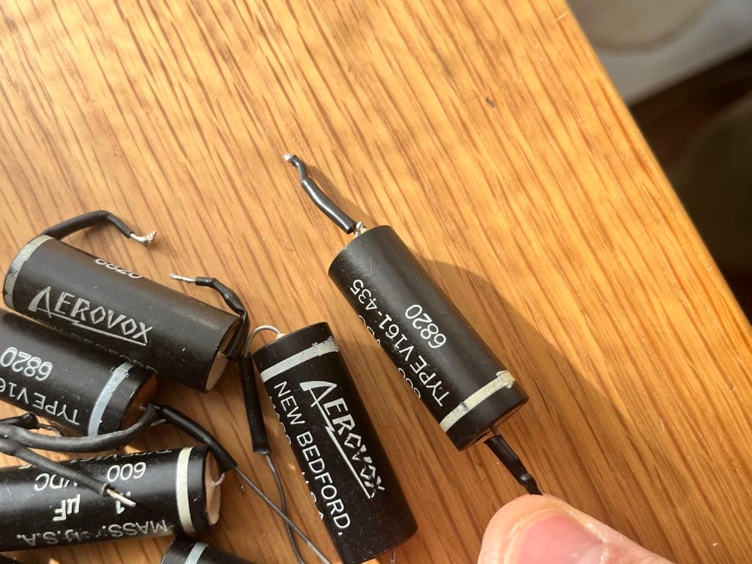 米国製　ヴィンテージコンデンサー　Aerovox 0.1uf 600v