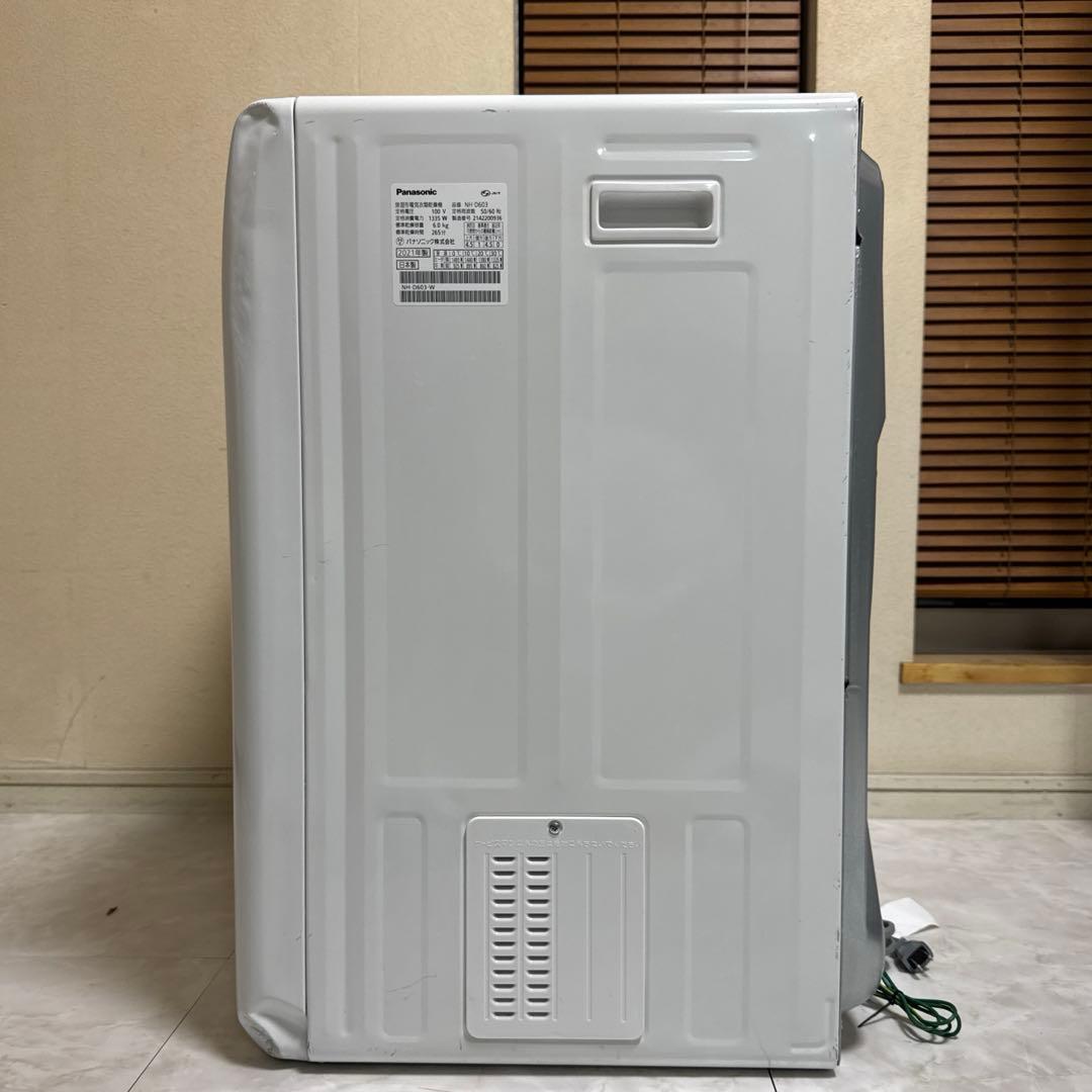 Panasonic 2021年製 空冷除湿式 衣類乾燥機　6.0kg /電気式