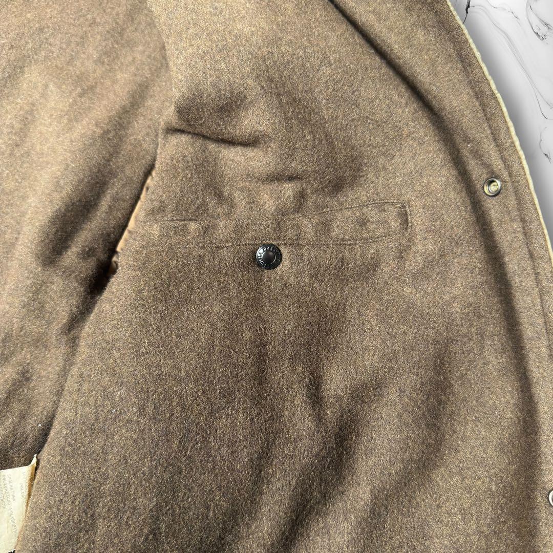 《激レア》BONEVILLE 90s ナイロンパフジャケット 中綿 カーキ 48