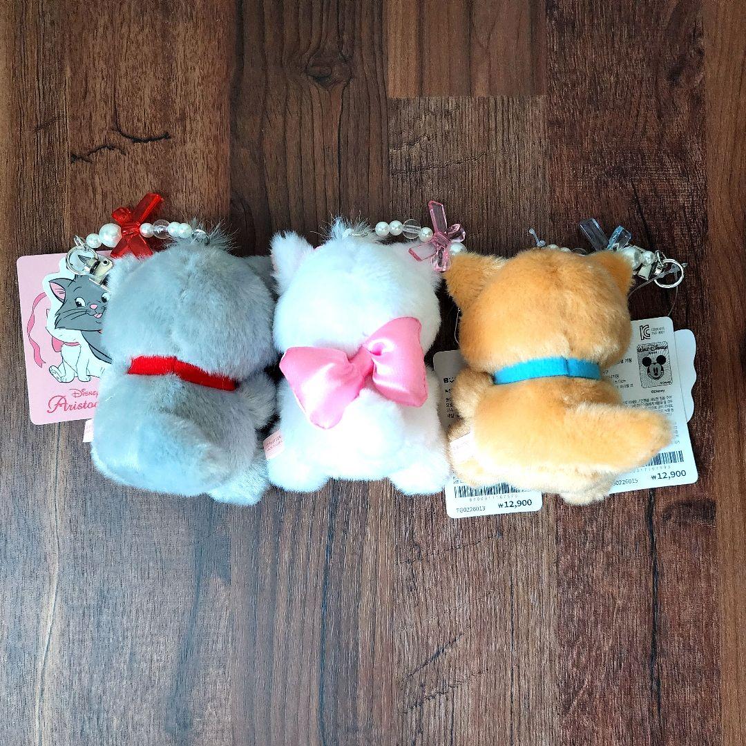 韓国限定】 ディズニー BUTTER マリー おしゃれキャット キーホルダー