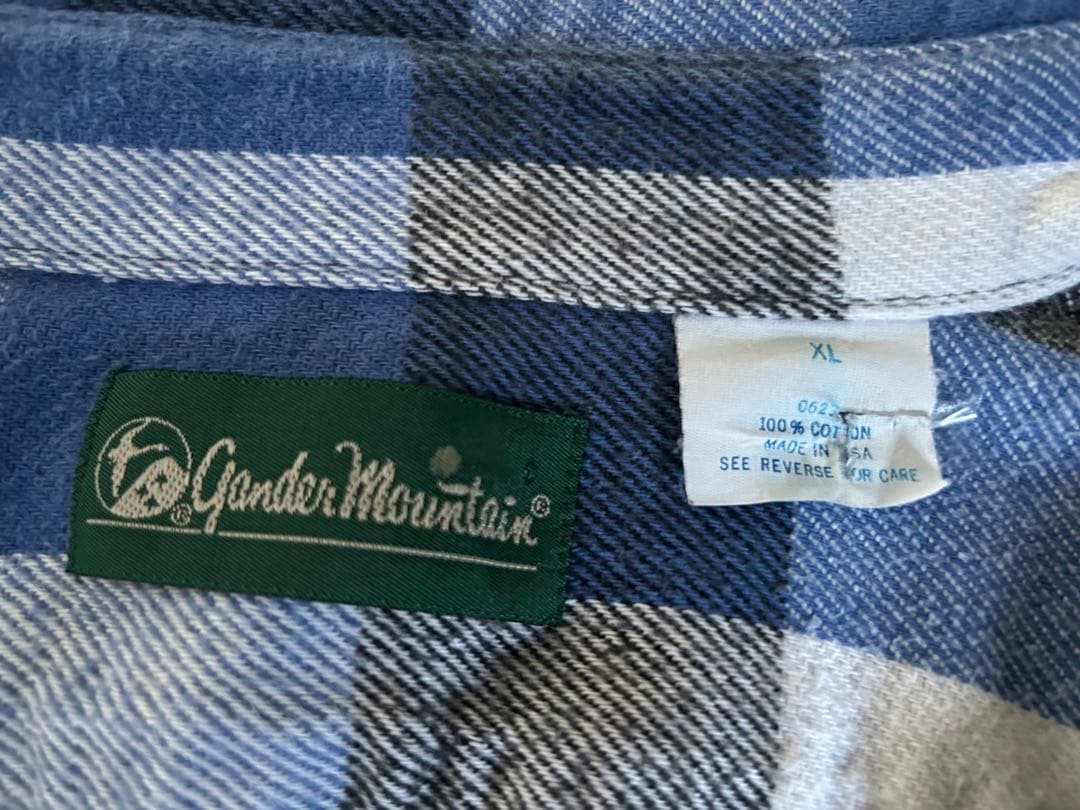 Gander Mountain 90s ヘビーネルシャツ USA製 XL - メルカリ