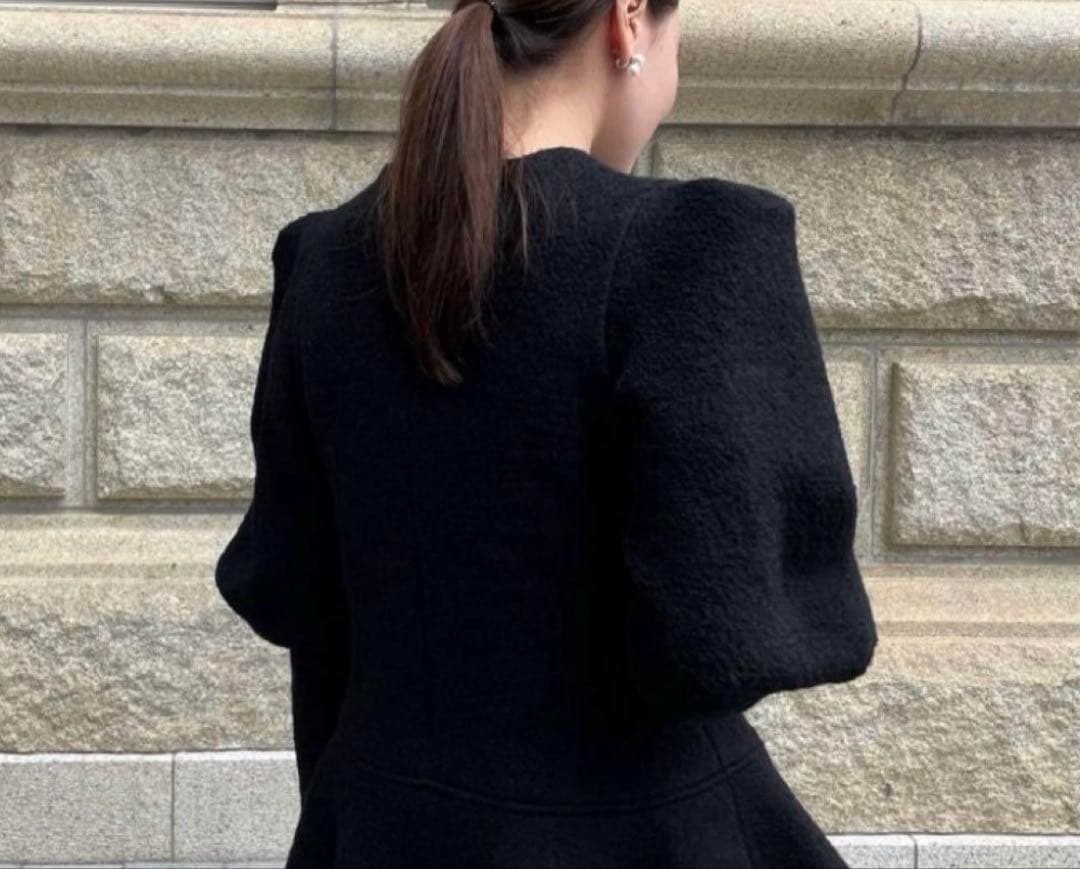 オーガ ohga スフレニット ブラック フリーサイズ