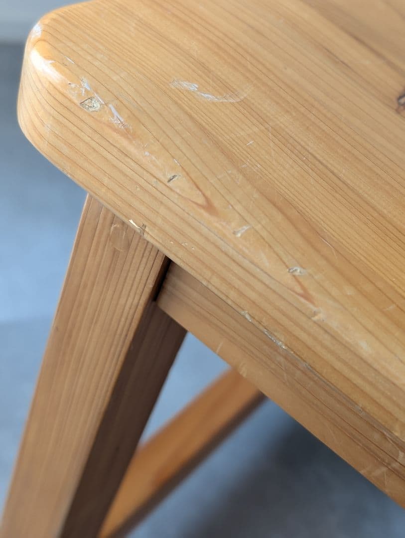 USED/無垢材 チェア フレンチミッドセンチュリー 北欧モダン ②の通販