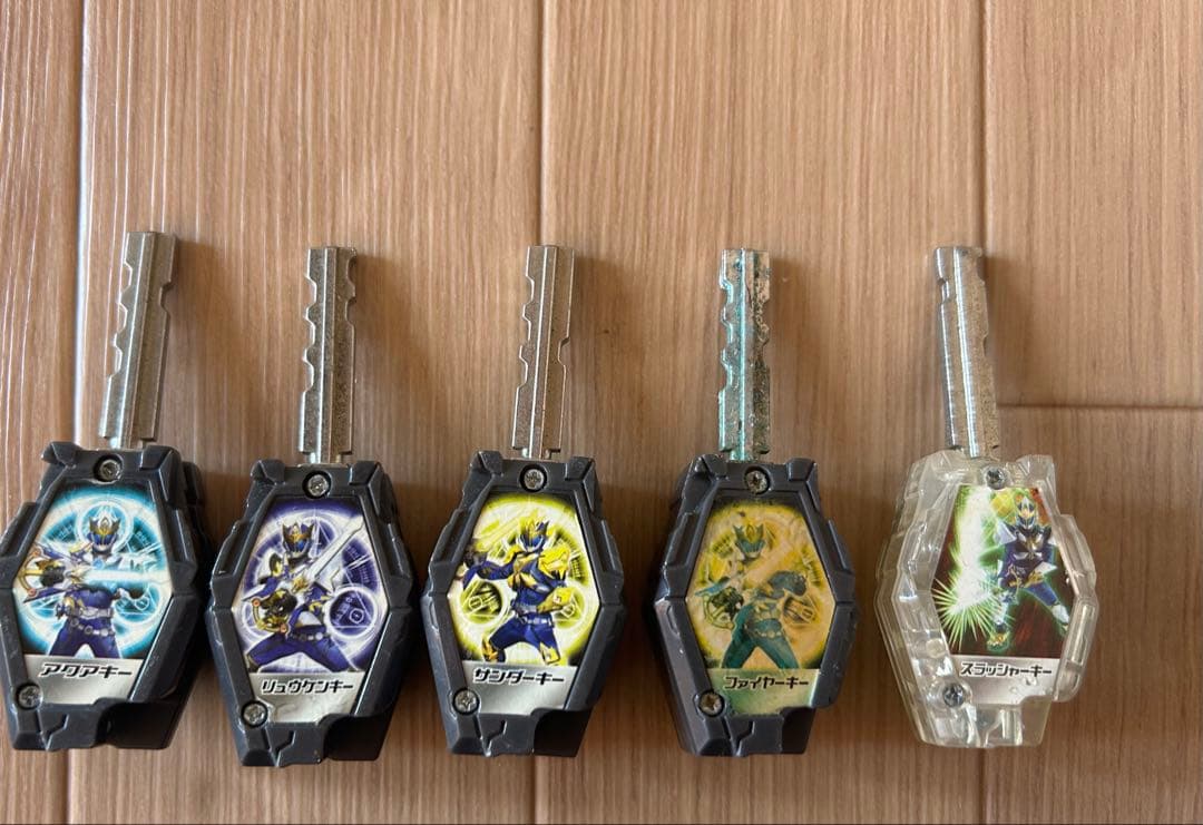 魔弾戦記リュウケンドー 魔弾キー ５本セット