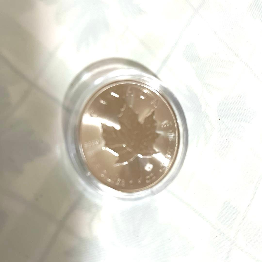 メイプルリーフ銀貨1オンス2021年】 クリアケース入り1枚【新品未使用