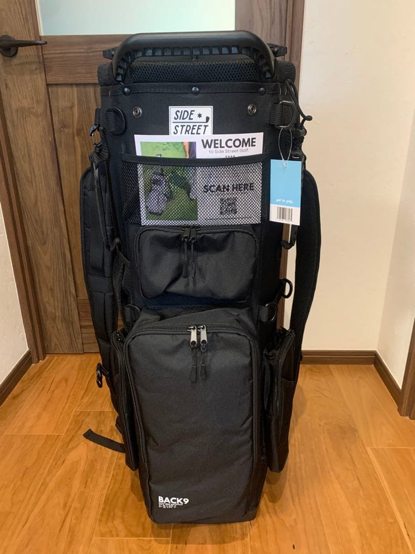 The Back9 GOLF BACK PACK ゴルフキャディーバック 黒 - メルカリ