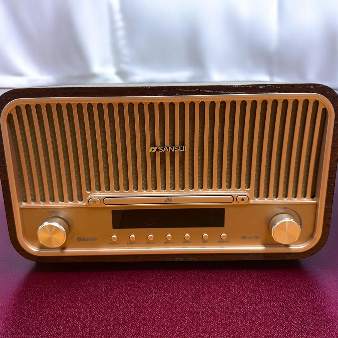 ☆極美品 サンスイ SMS-820BT CDステレオシステムコンポ ワイドFM