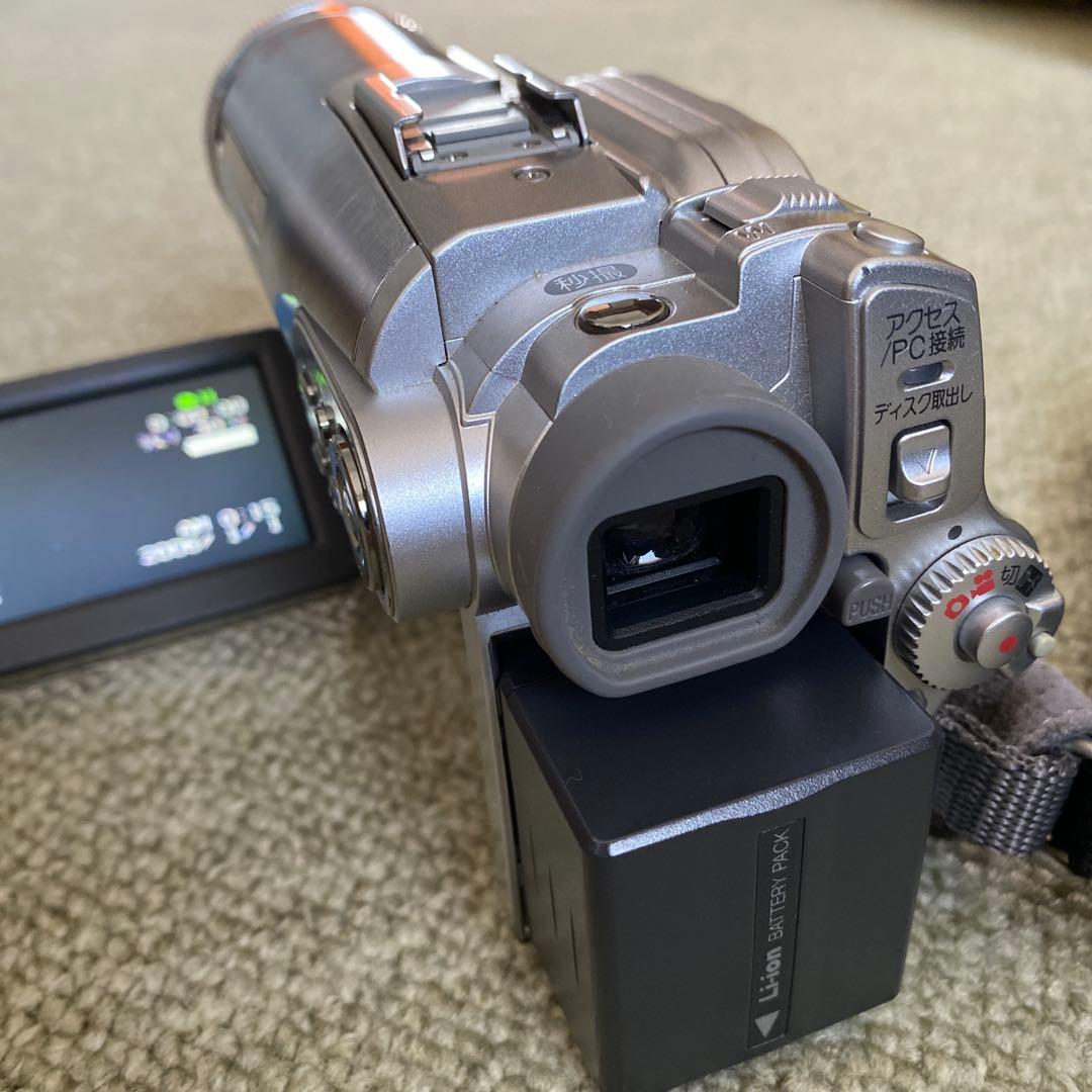 【大値下げ】日立DVD CAM 2メガピクセル　バッテリー　記録媒体　バック&箱