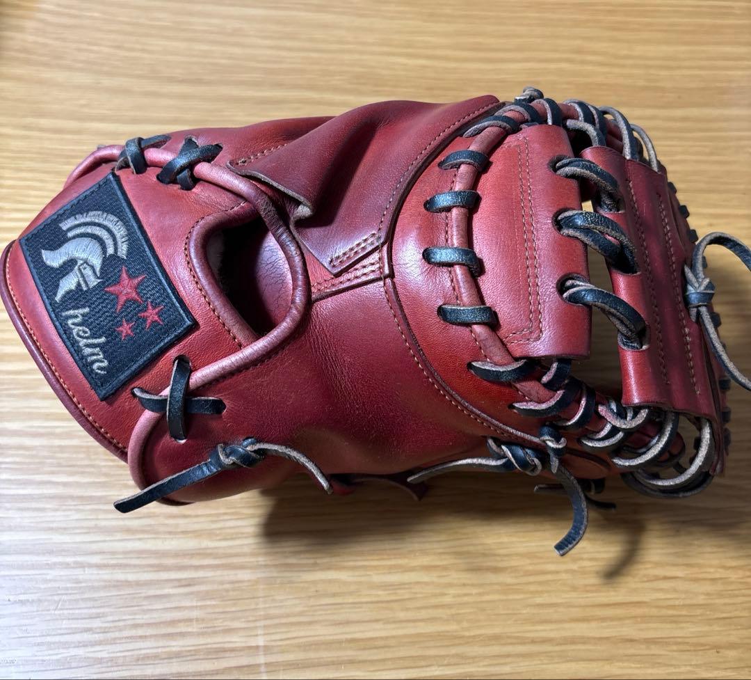 r*3様 helm ヘルム 限定 少年軟式 キャッチャーミット S505X 日本