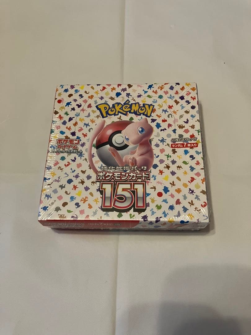 ポケモンカード151 ｼｭﾘﾝｸ付（切込あり）1BOX