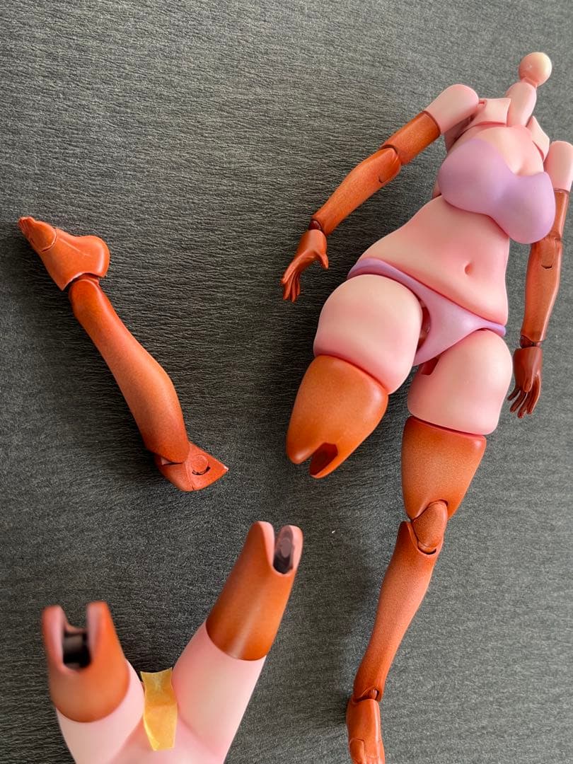 メガミデバイス 朱羅忍者ぽっちゃりボディとスレンダーボディ