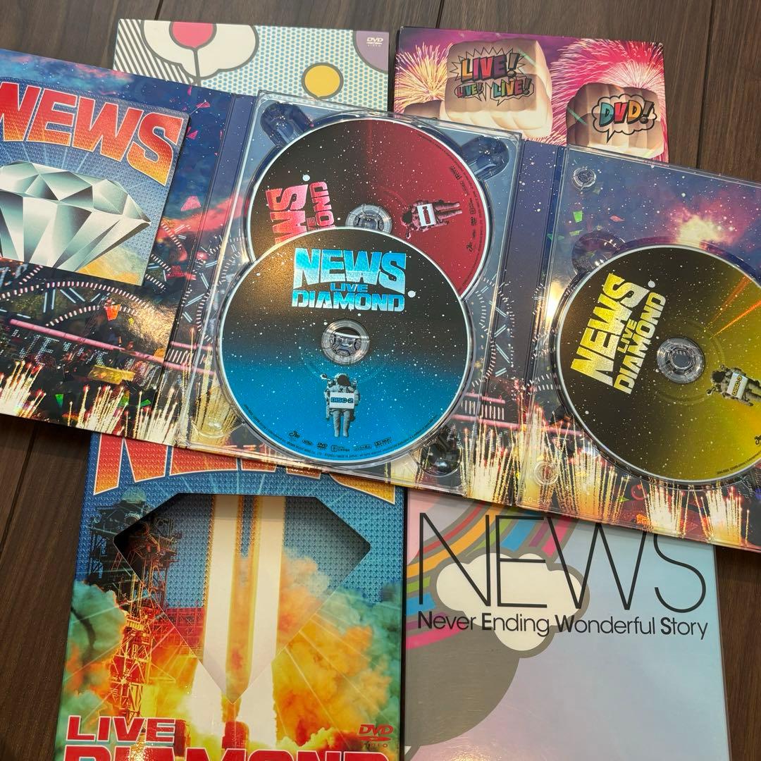 NEWS ライブDVD 4枚セット - メルカリ
