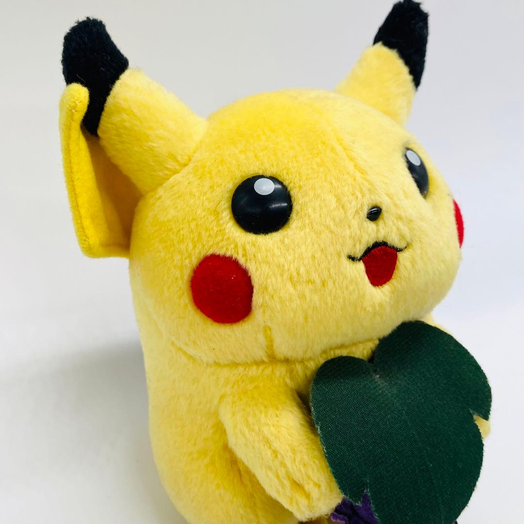 TOMY ピカチュウ レトロ 初期 ポケモン ぬいぐるみ 希少 ぶどう - メルカリ