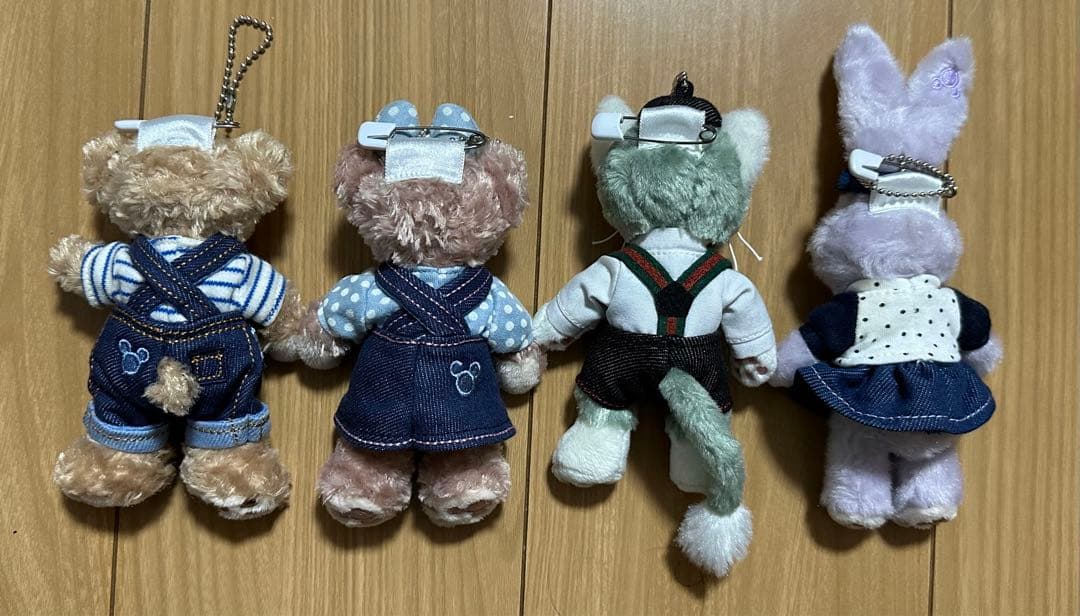 ダッフィーフレンズ 2016 デニムコスチュームシリーズ ぬいぐるみ