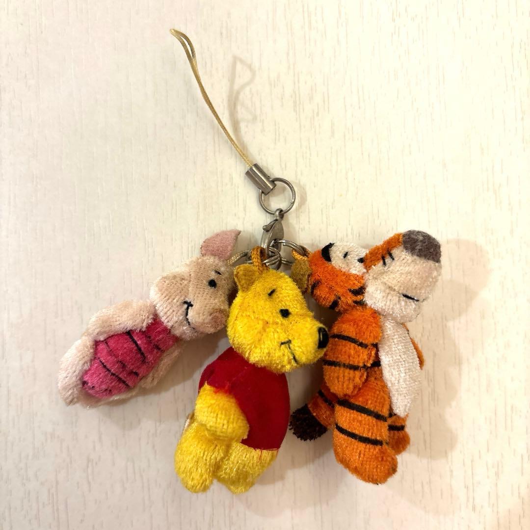 レア✨️ ぬいぐるみストラップ プーさん ピグレット ティガー