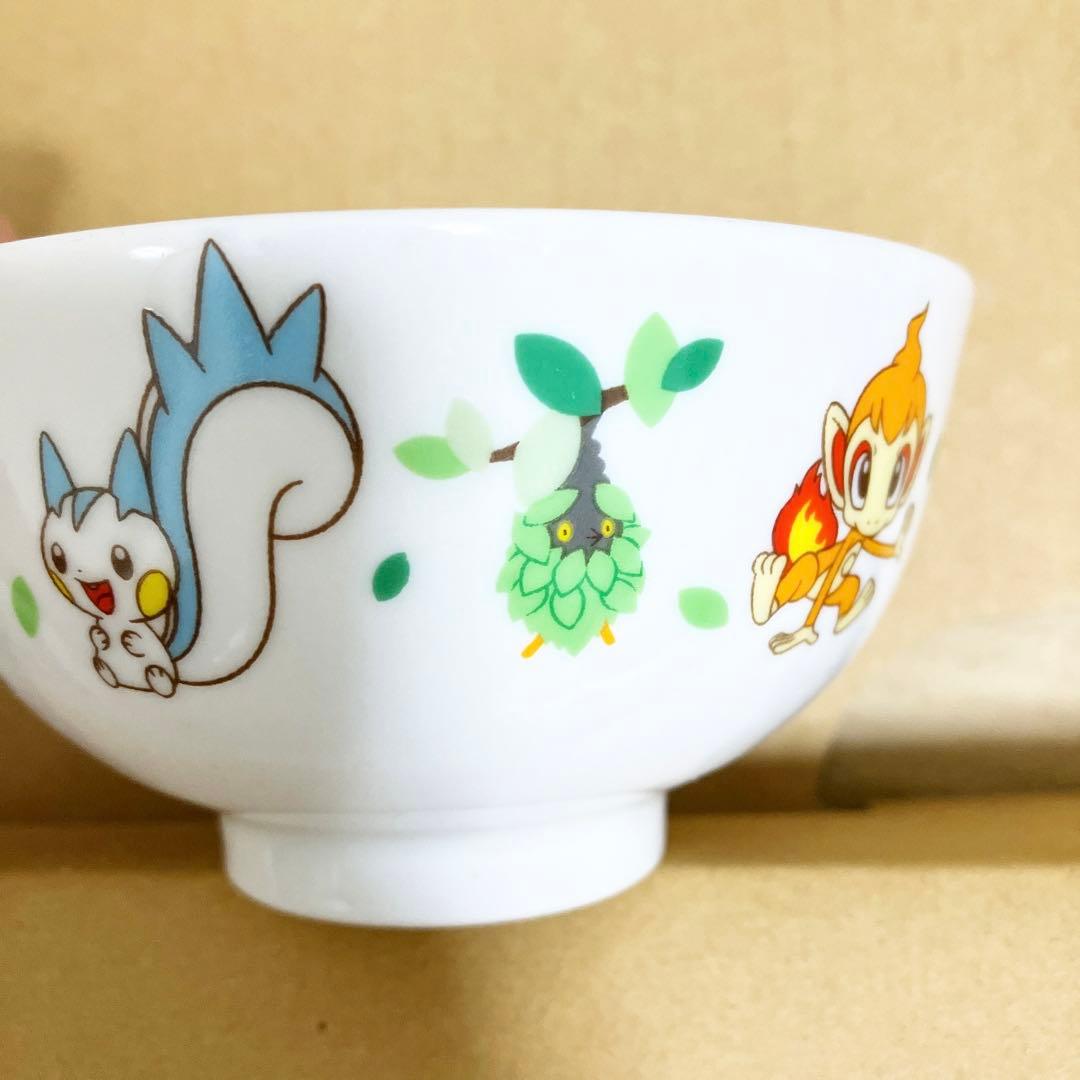 ポケモン「ラスト1点」　ポッチャマ　ヒコザル　ナエトル　ピカチュウ　食器　茶碗