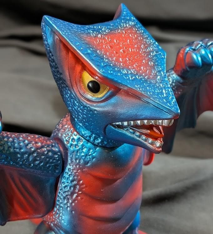 ギャオス（マルサン）電撃怪獣大作戦ソフビフィギュア