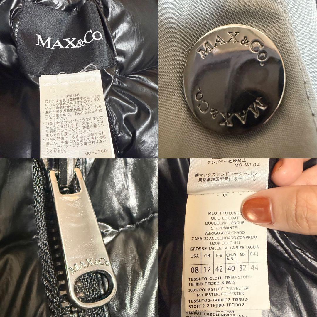 天然羽毛/リバーシブル✨マックスマーラ &CO ダウンコート ロング