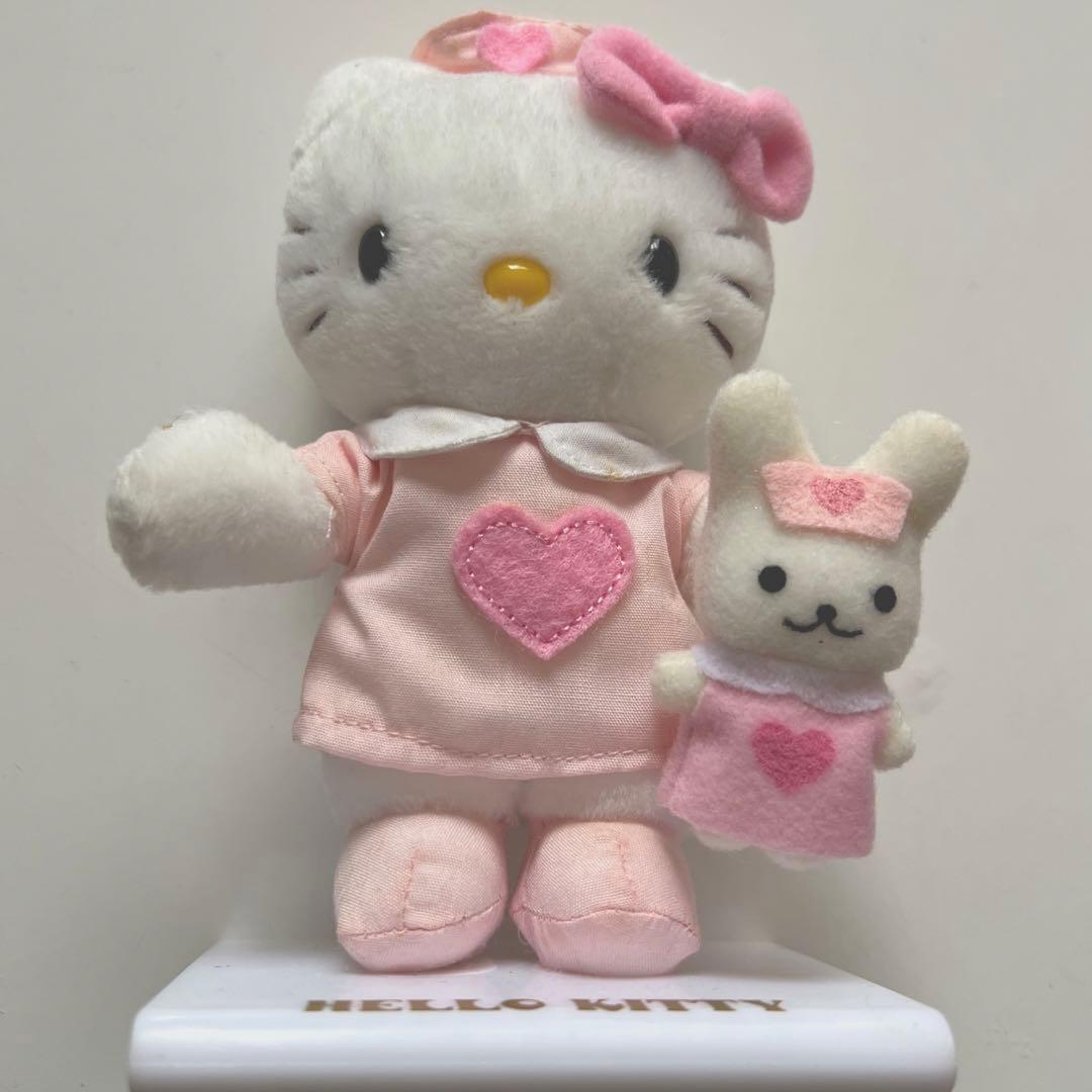希少 レア サンリオ ポイント ドール ぬいぐるみ ナース 看護師 キティ
