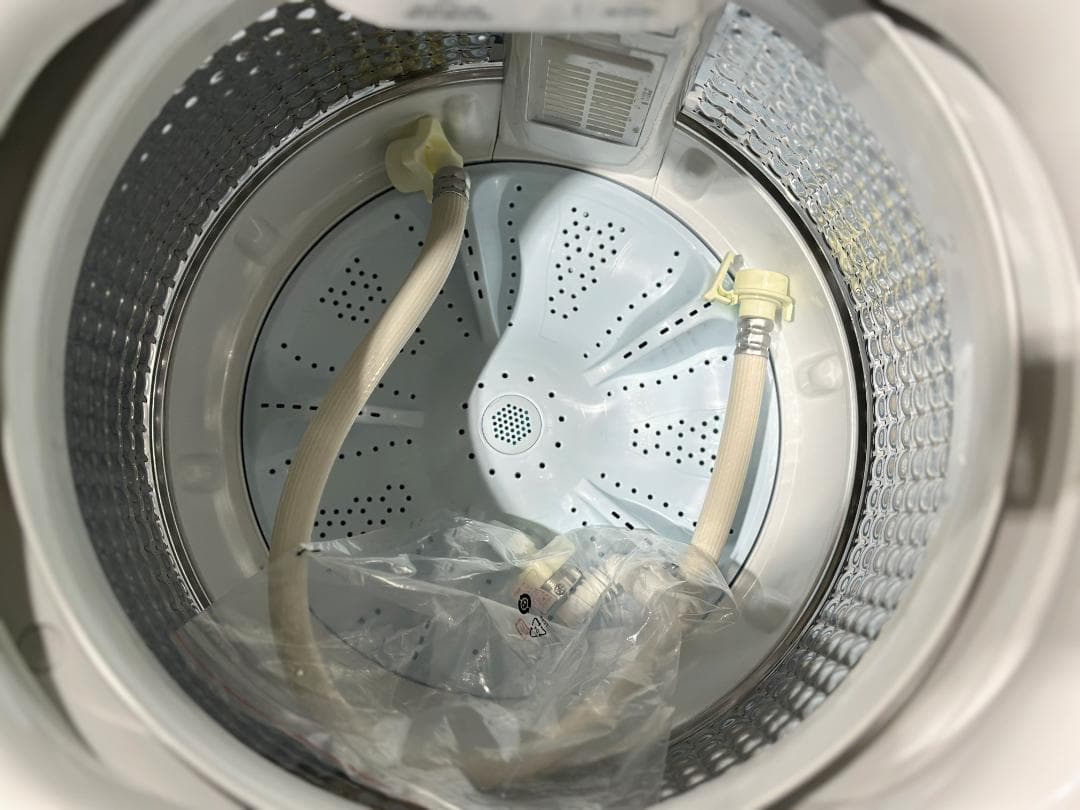 ハイアール 全自動洗濯機 5.5kg JW-U55MK(W) 2024年製