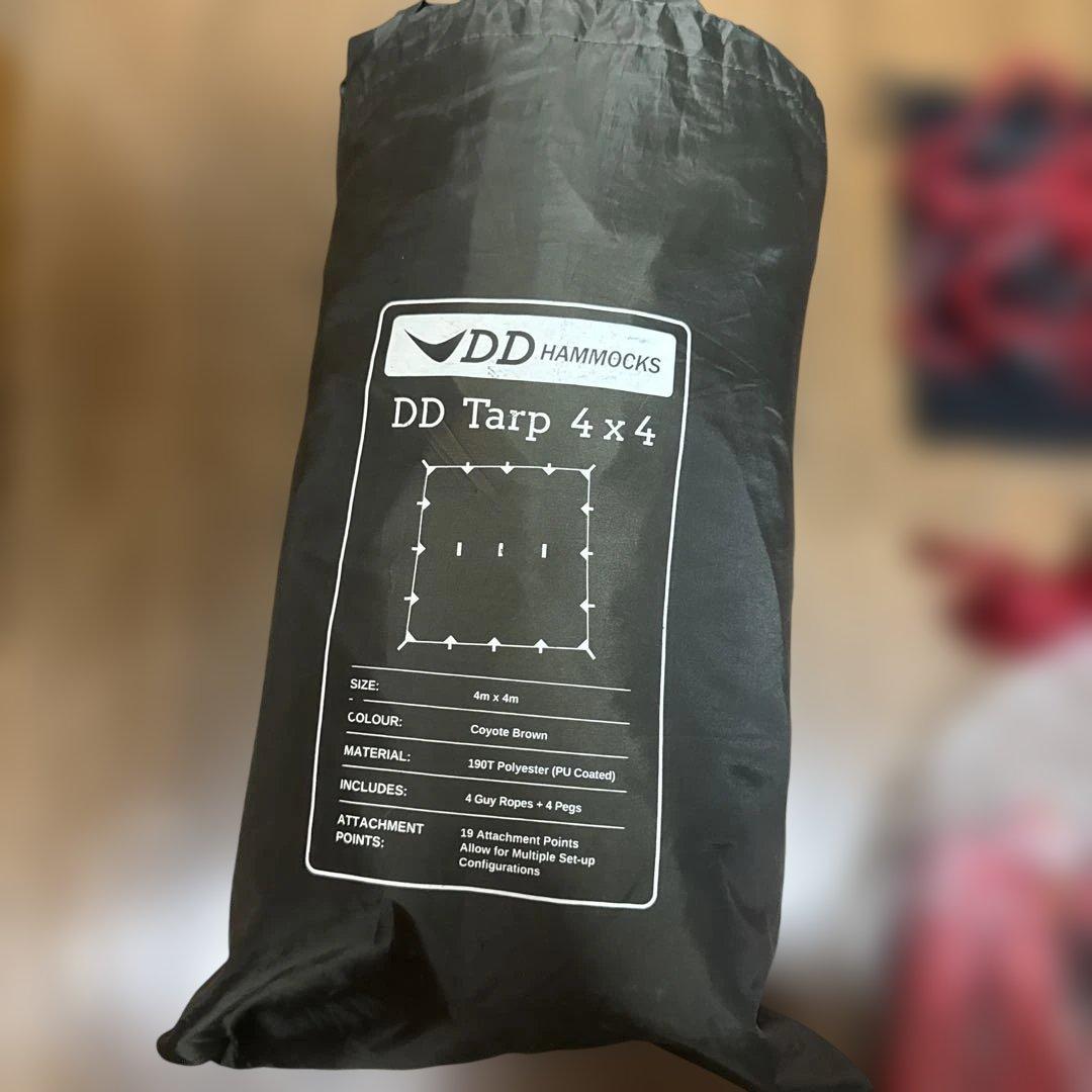 DD Tarp 4x4 コヨーテブラウン ＋ ポール等
