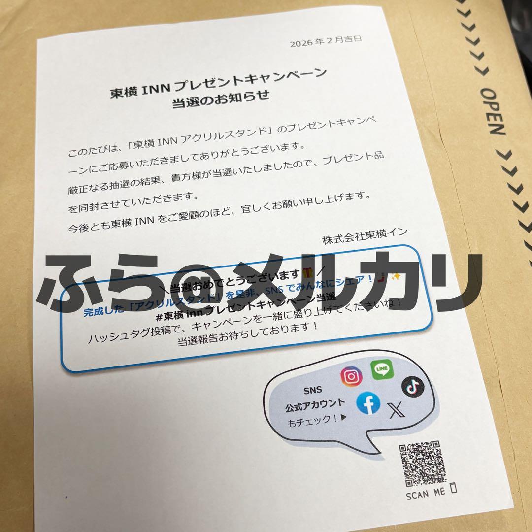 東横イン 東横INN アクリルスタンド トートバッグセット - メルカリ