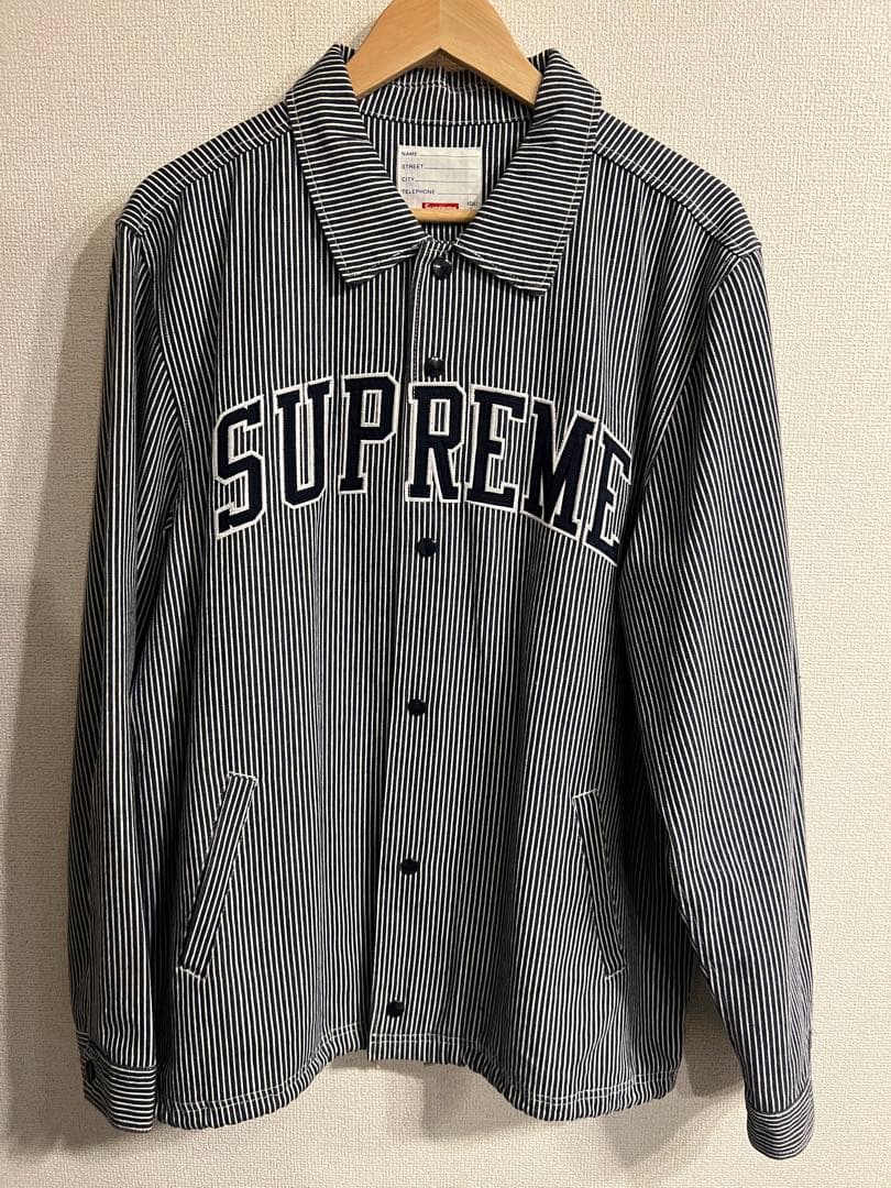 Supreme ストライプ　ジャケット ブランド古着】ストライプ最高プリントジャケット（ブルゾン