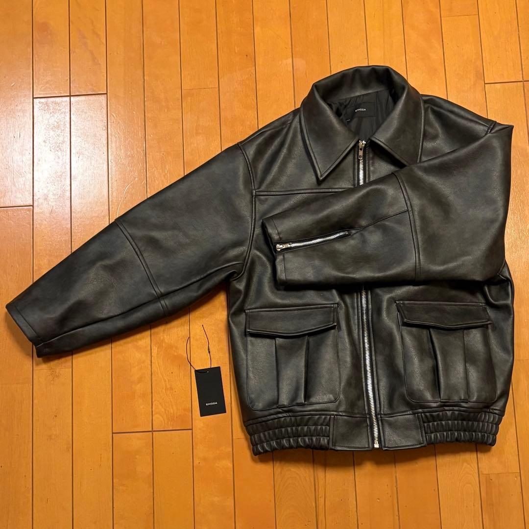 EMODA ヴィンテージライクオーバーブルゾン - メルカリ