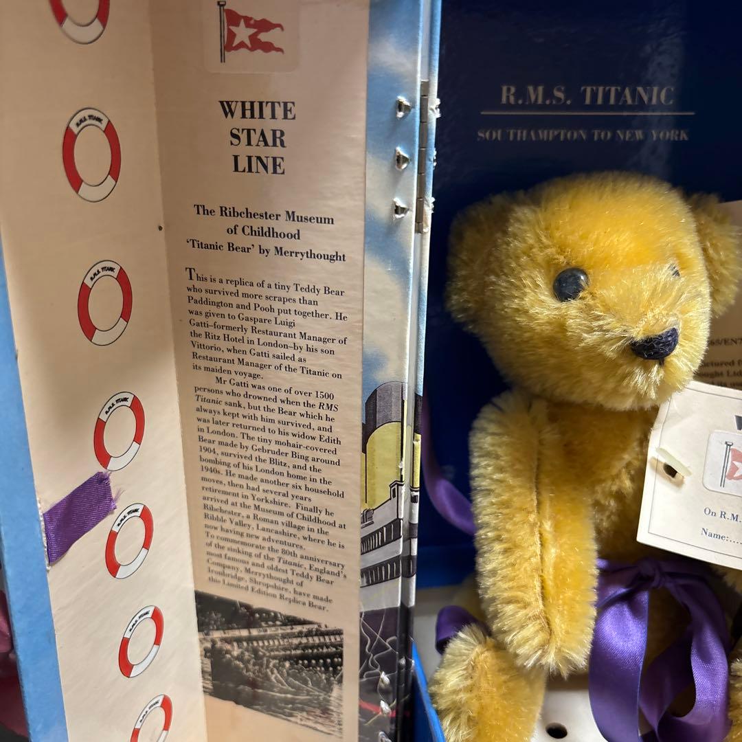 ぬいぐるみ Merrythought Titanic Bear