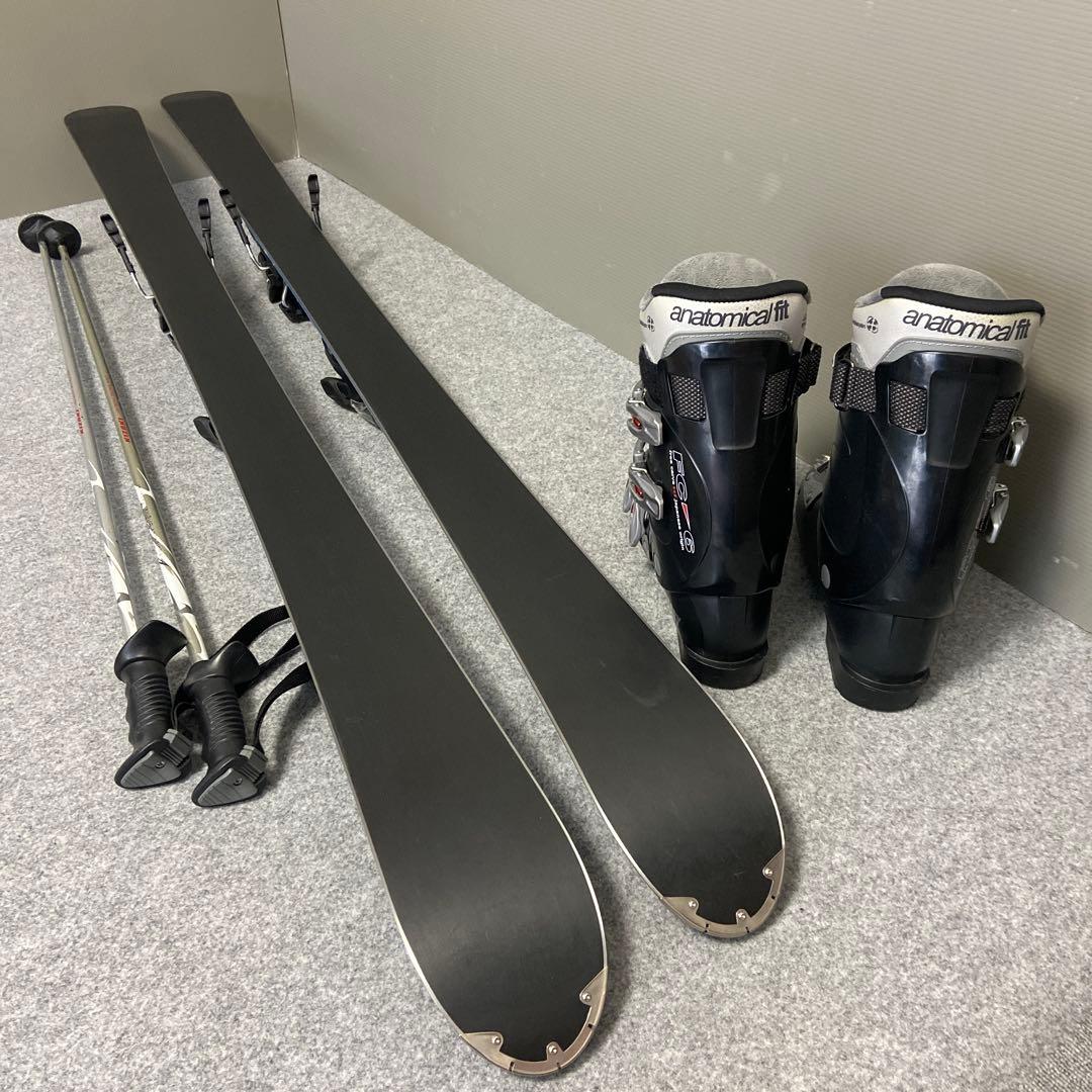 ★美品★メンテ済 大人スキーセット 板153cm ブーツ 25~25.5cm