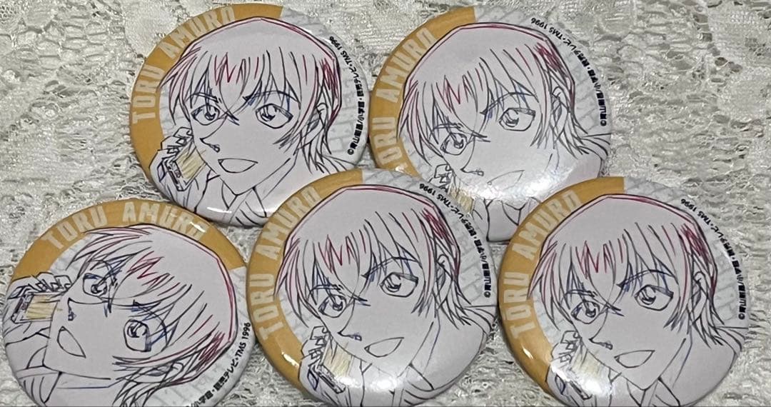 名探偵コナン アニコナ展 原画缶バッジ 安室透 - メルカリ