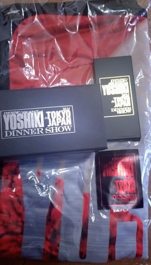 ※大幅値下げ！YOSHIKI ディナーショー2025＆2024 グッズ抱合せ