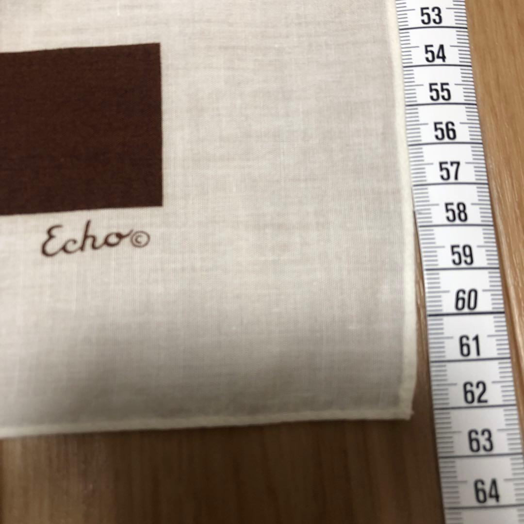 ビンテージ ECHO バンダナ スカーフ チェッカーフラッグ柄 大判 - メルカリ