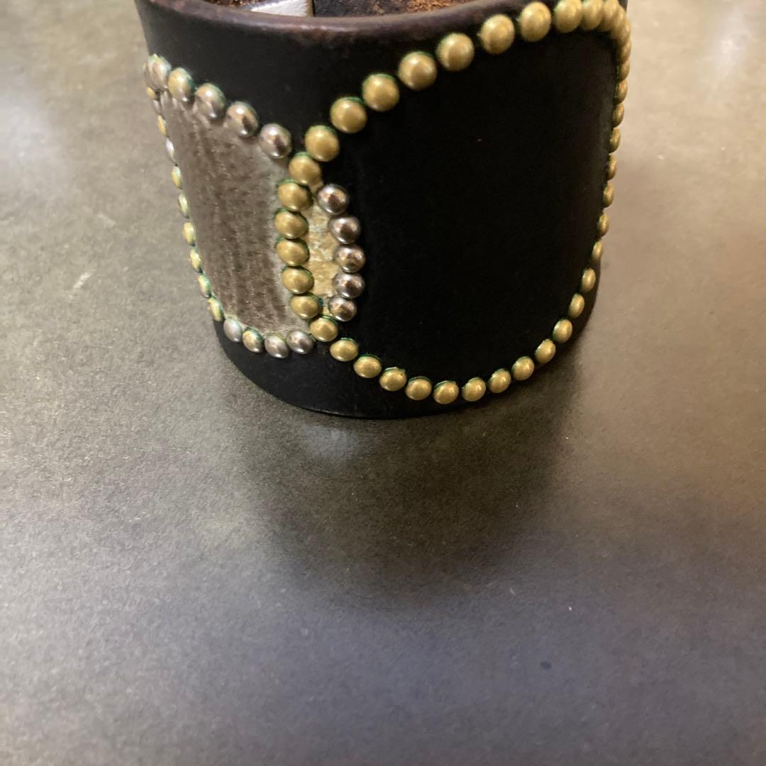 WOLF'S HEAD レザー ブレスレット キムタク 70mm - メルカリ