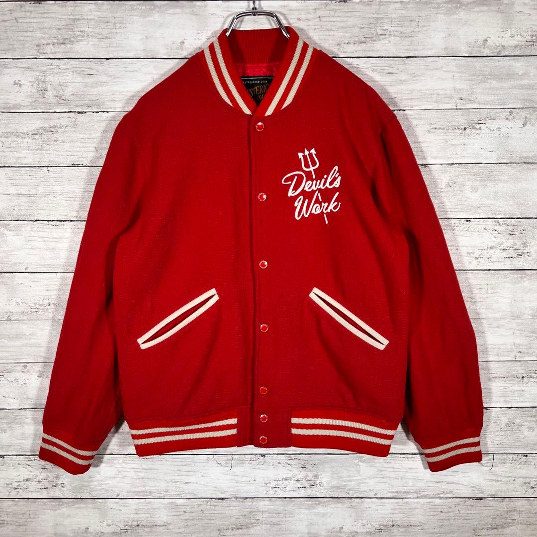 人気モデル』 ヒステリックグラマー スタジャン デビルガール 刺繍 赤