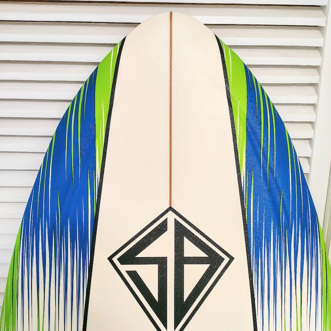 2025年新型コストコサーフボード 5'8 ソフトボードファンボード5.8