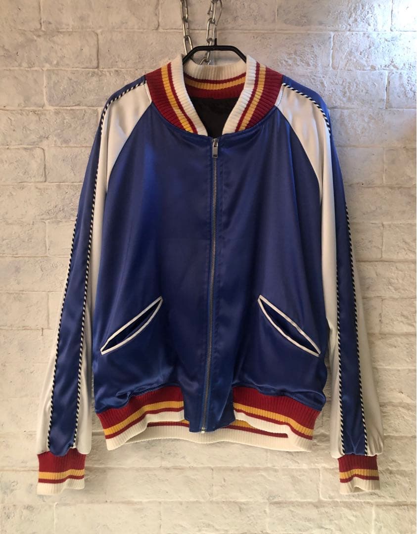 スカジャン　テディ　Mサイズ Mサイズ】護衛艦きりしま柄刺繍スカジャン 服 ジャケット じゃけっと