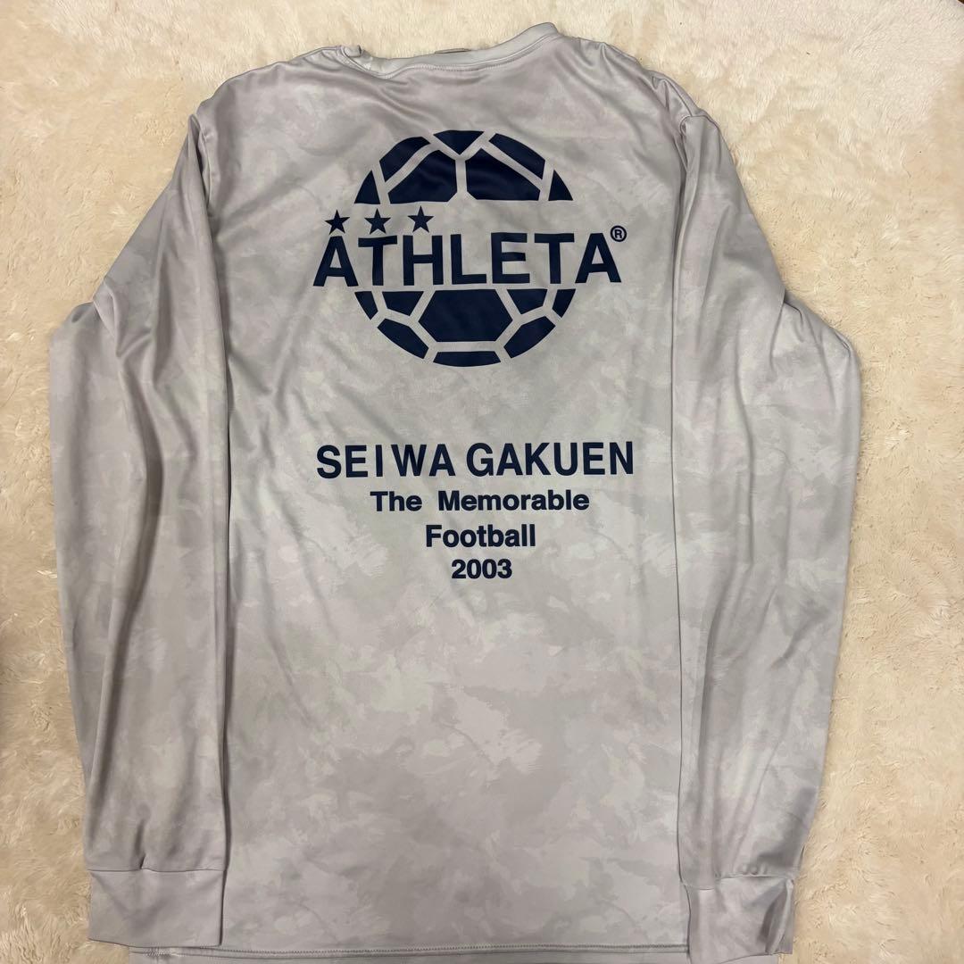 聖和学園 サッカー部 トレーニングウェア 選手支給品 長袖 白 - メルカリ