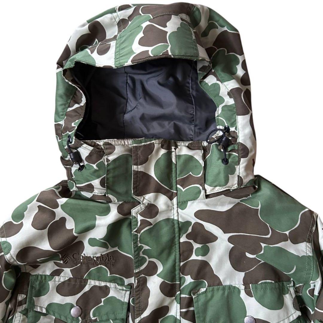 00s コロンビア チタニウム ダックハンターカモ マウンテンパーカー