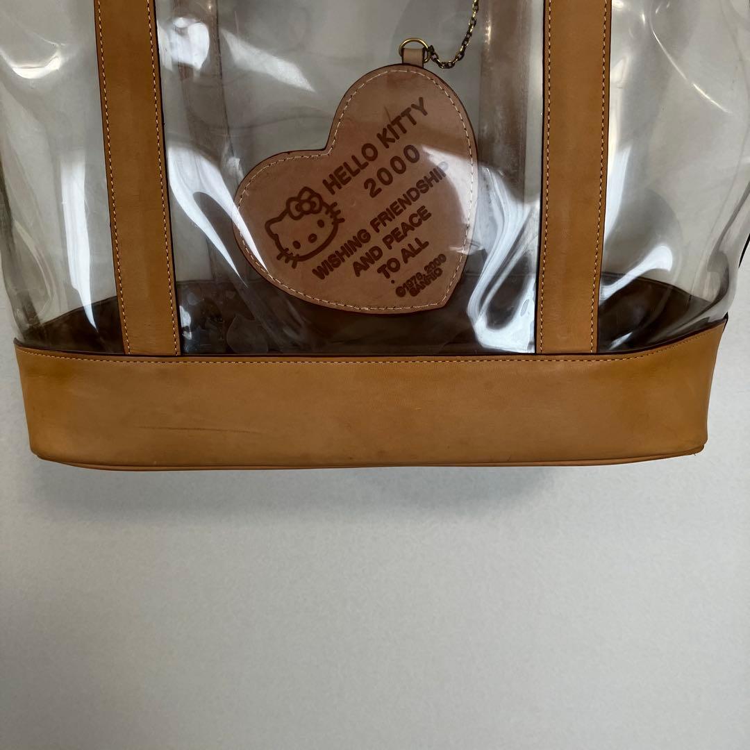 【激レア】ハローキティ　クリアトートバッグ BIG レトロ