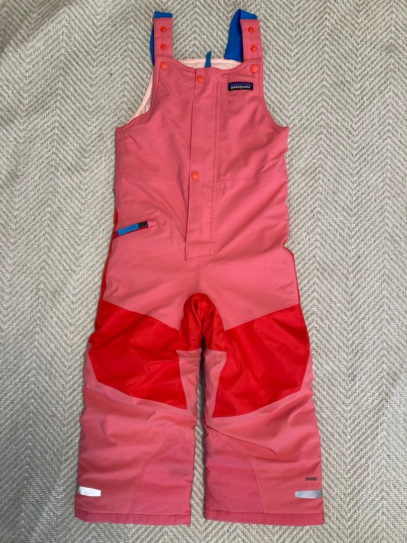 patagonia 子ども用 スキーウェア 4T ピンク/レッド patagonia スキーウェア キッズ 4T patagonia 子ども用 スキーウェア