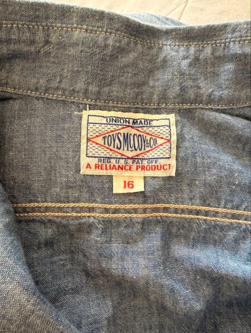 お*き様 トイズマッコイ シャンブレーワークシャツ スティーブ