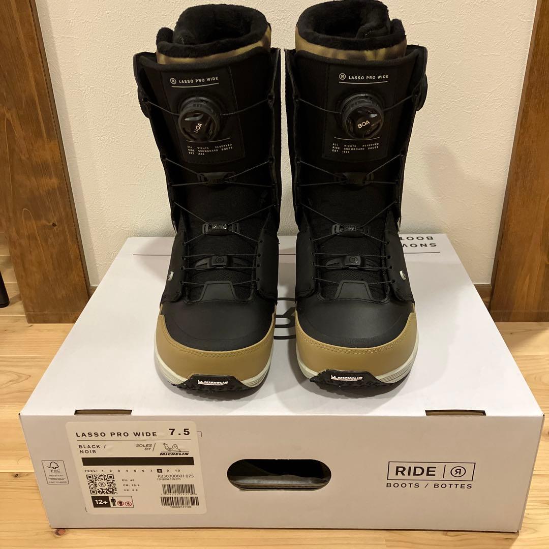 【新品未使用】ride lasso pro wide 25.5cm 23-24