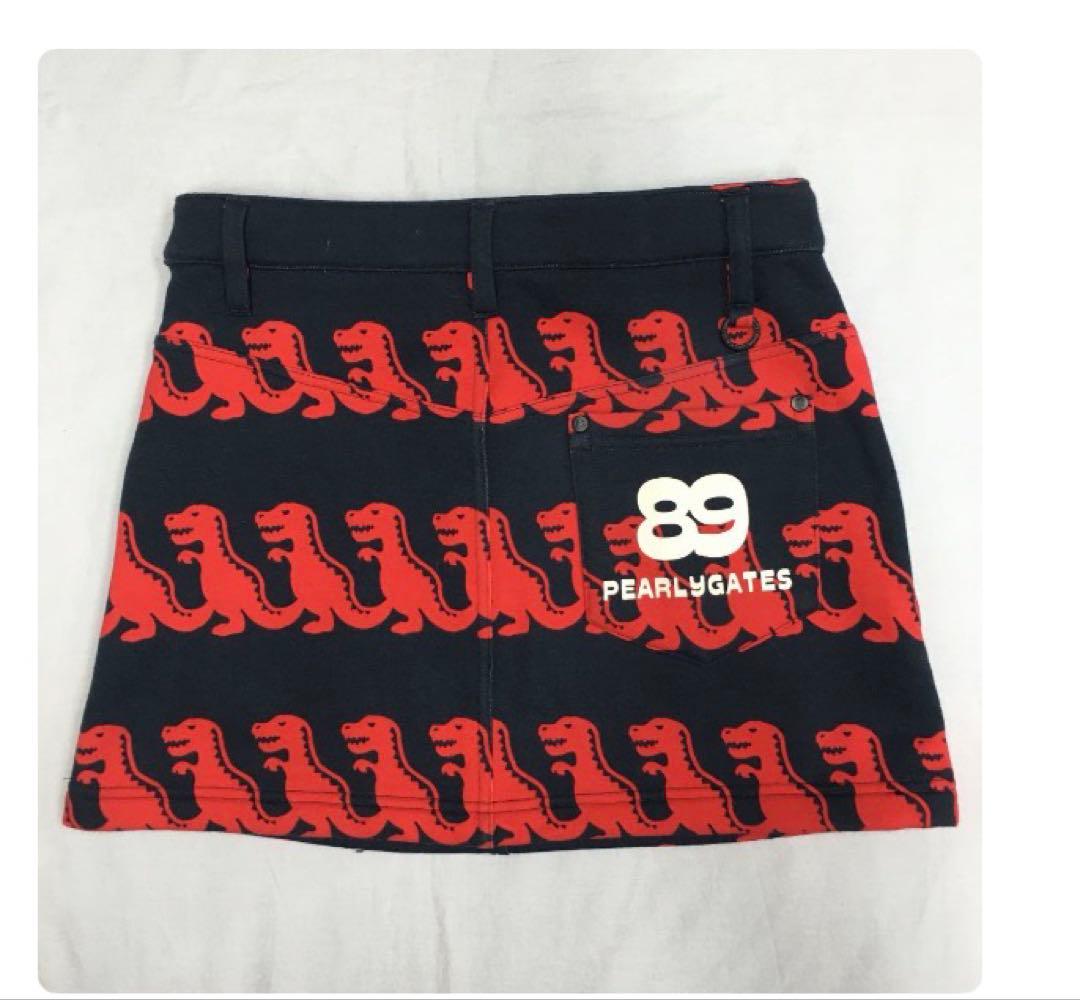 パーリーゲイツ☆裏起毛あったかコットンスカート☆秋冬☆希少サイズ