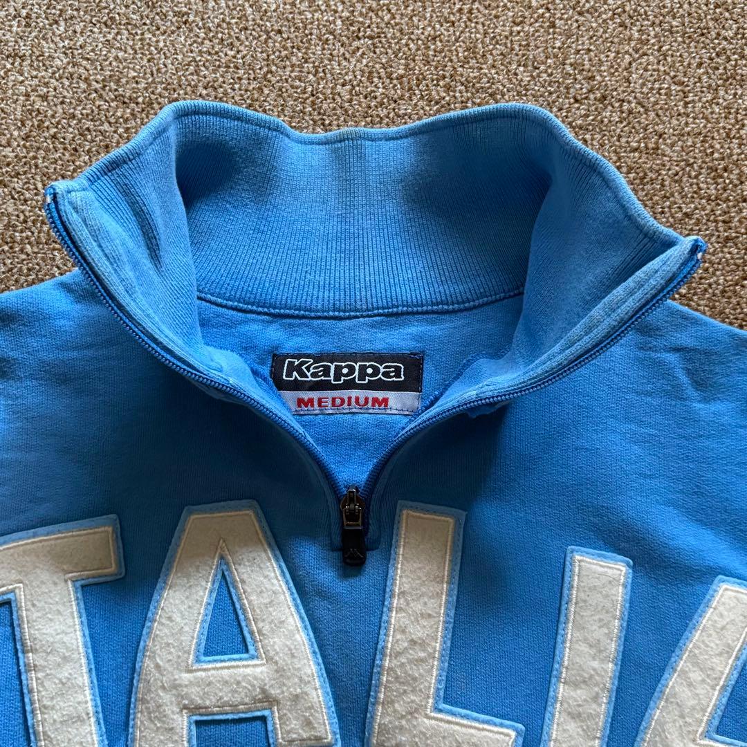 kappa イタリア代表 ハーフジップ スウェット M - メルカリ