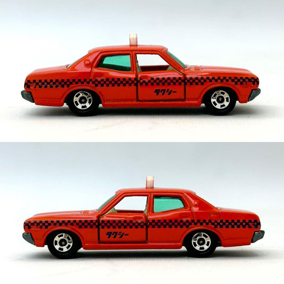トミカ 黒箱 28 ニッサン セドリック タクシー 蛍光オレンジ色 日本製