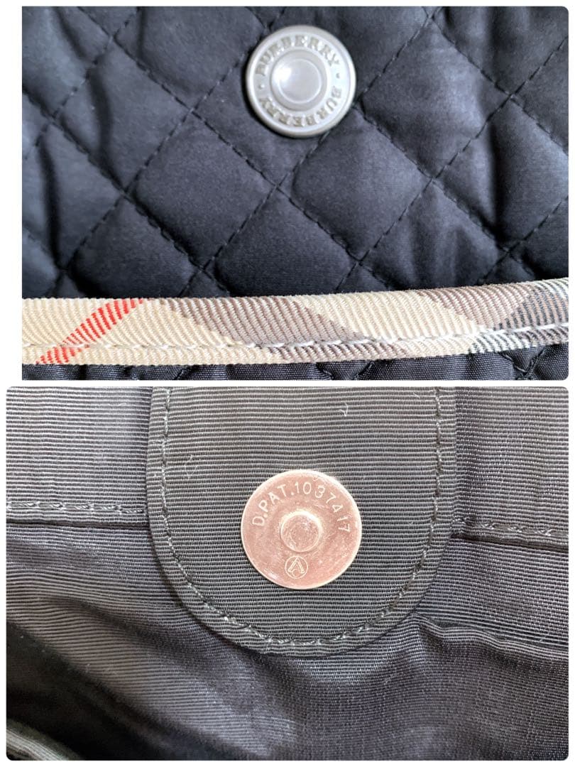 KIKI様専用 バーバリーロンドン・トートバッグ・キルティング・A4・黒