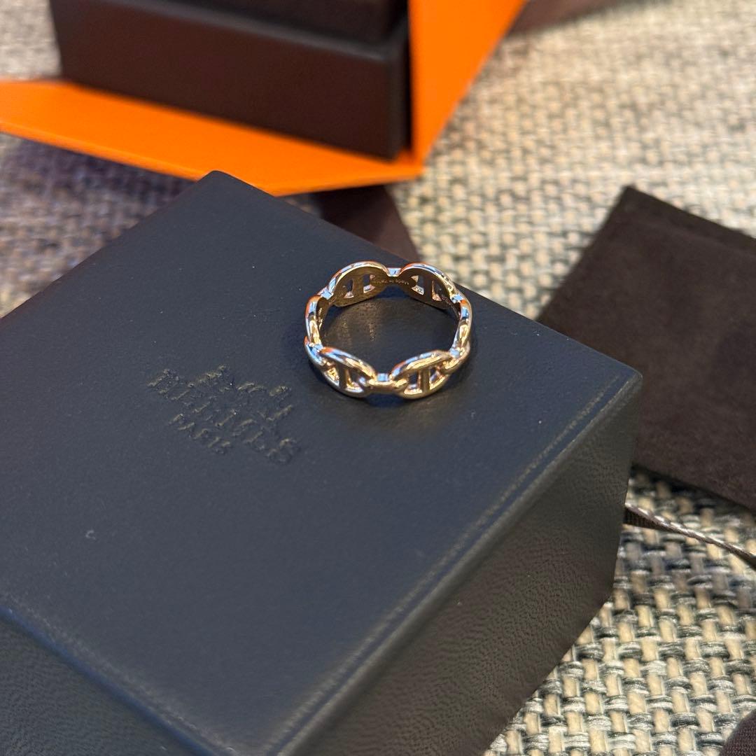 新品未使用★エルメス　 《シェーヌ・ダンクル・アンシェネ》 リング　PM 50