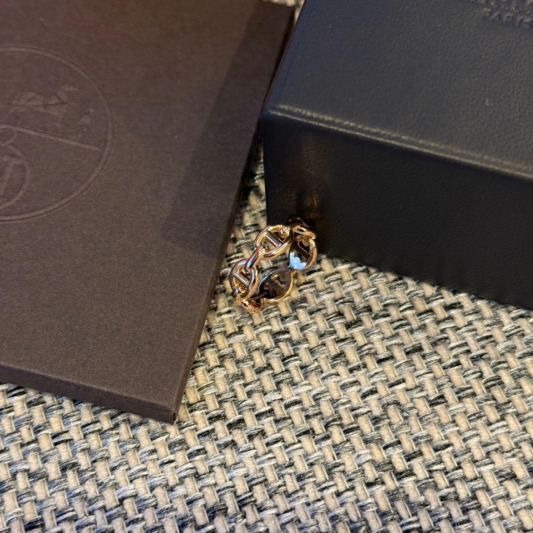 新品未使用★エルメス　 《シェーヌ・ダンクル・アンシェネ》 リング　PM 50